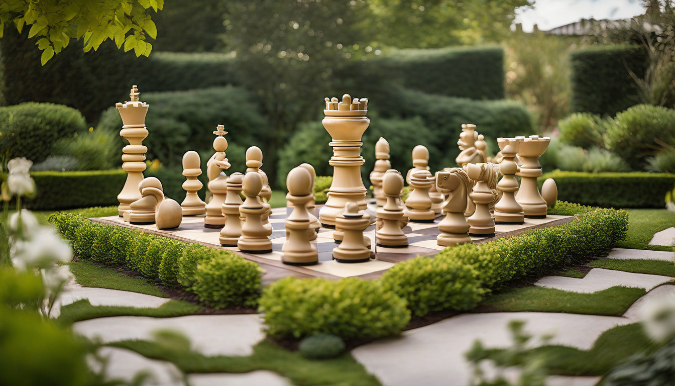 Elevate Your Garden with Luxury Giant Outdoor Chess Sets: A Statement of Craftsmanship