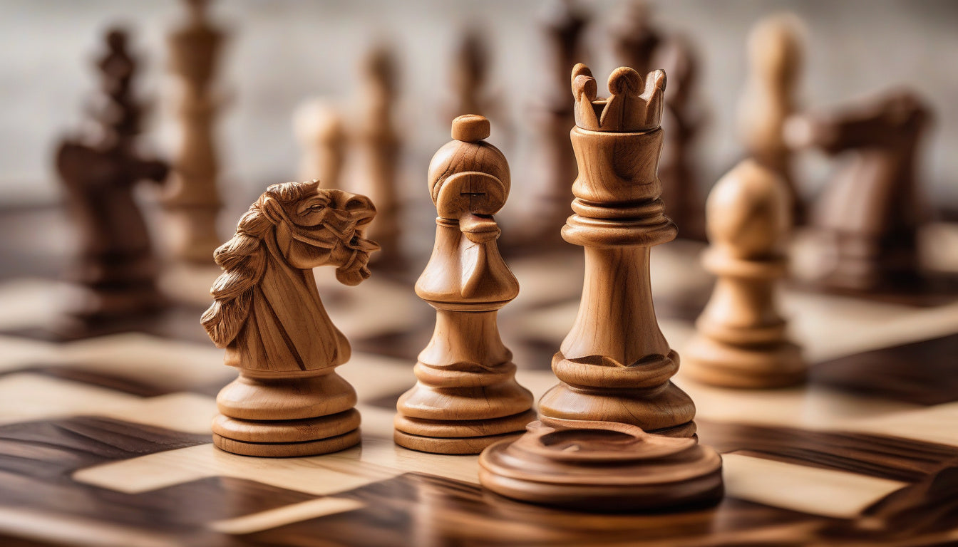 Discover Hand-Carved Chess Pieces: Luxury Craftsmanship for Your Game