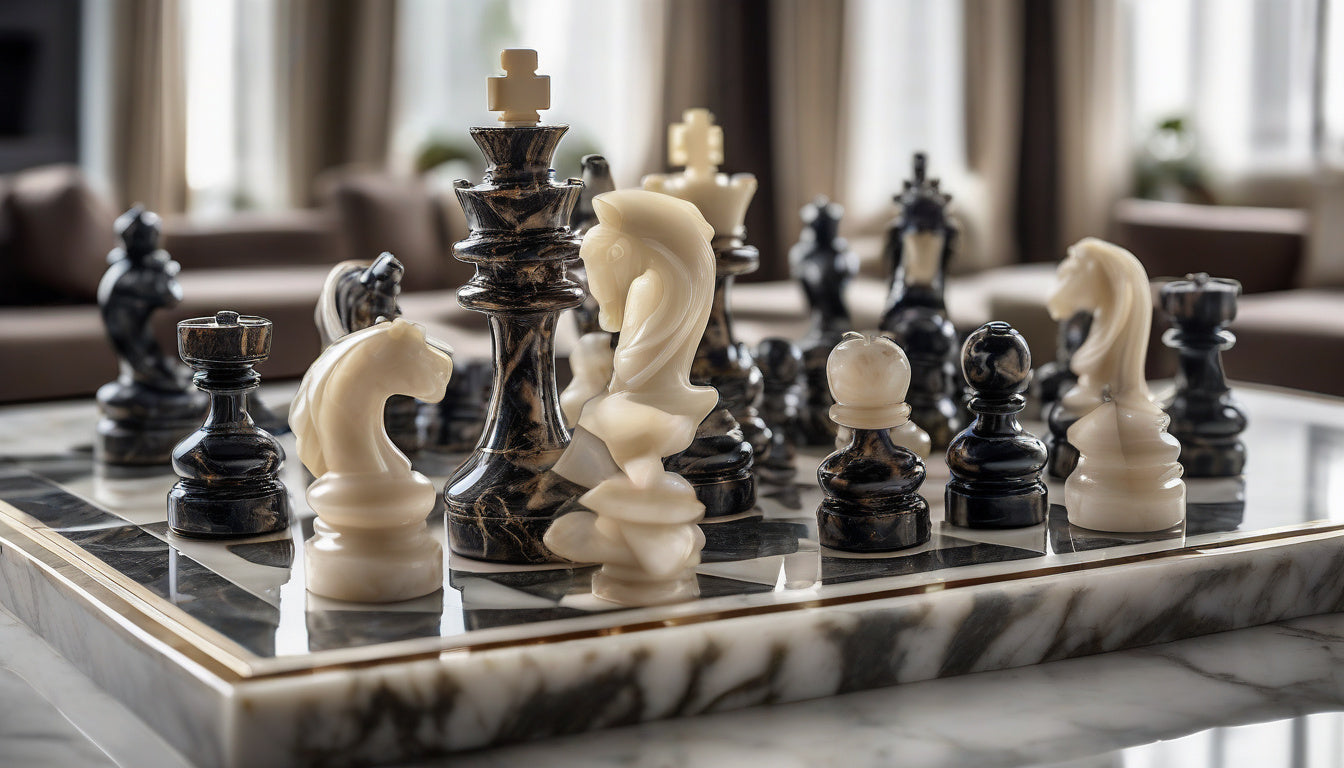 Elevate Your Game: Luxury Marble Chess Sets for Exquisite Decor and Gifts