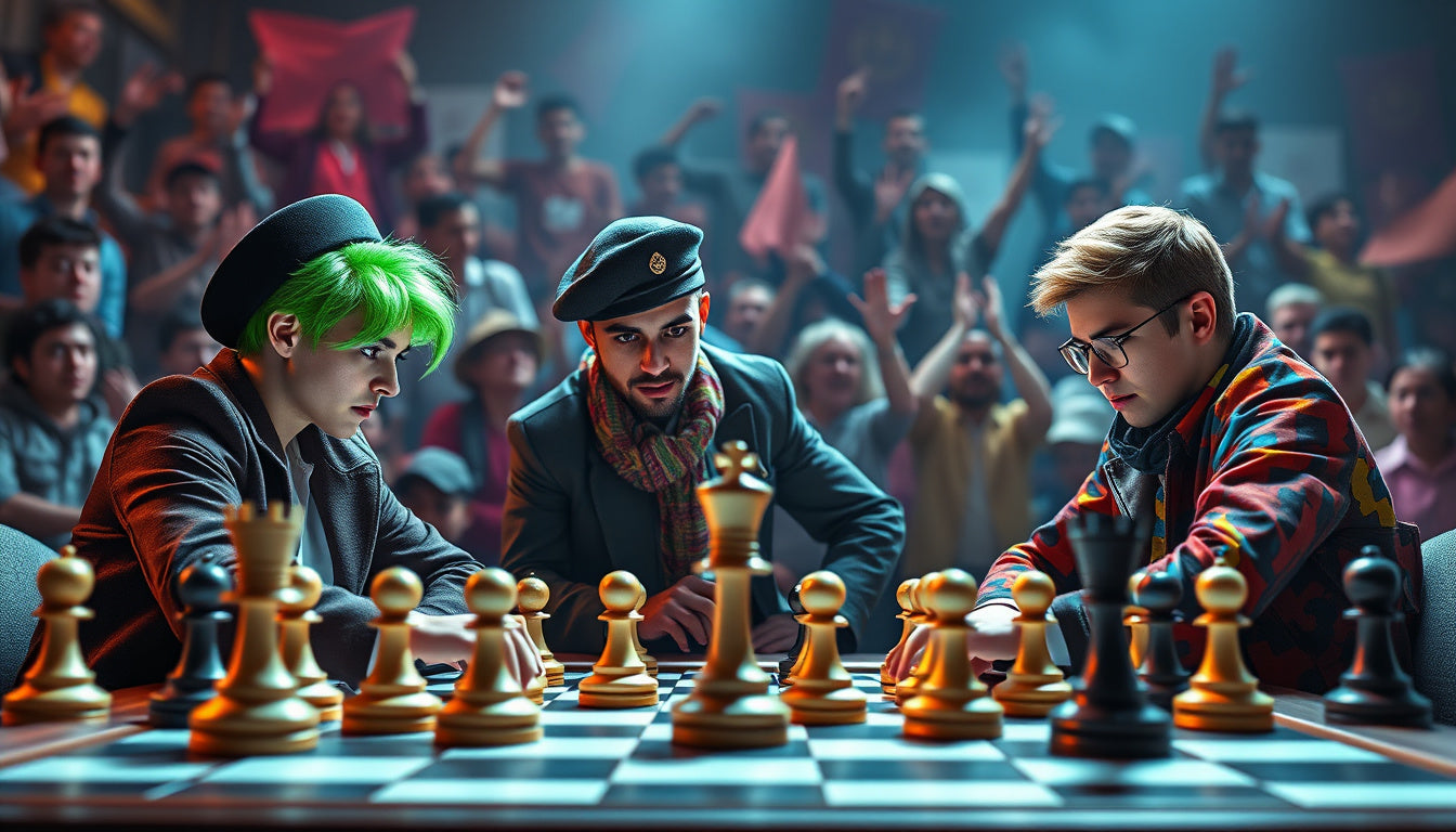 PogChamps 6 Day 1 Recap: Sambucha, Ebere, and Inoxtag Shine in Thrilling Chess Tournament!