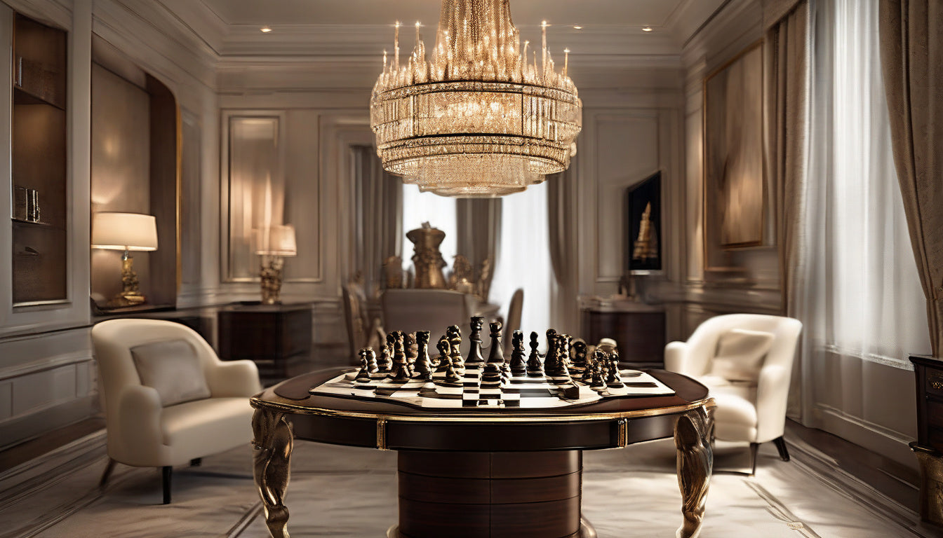 Elevate Your Office with Luxury Chess Sets: Stylish Decor & Craftsmanship