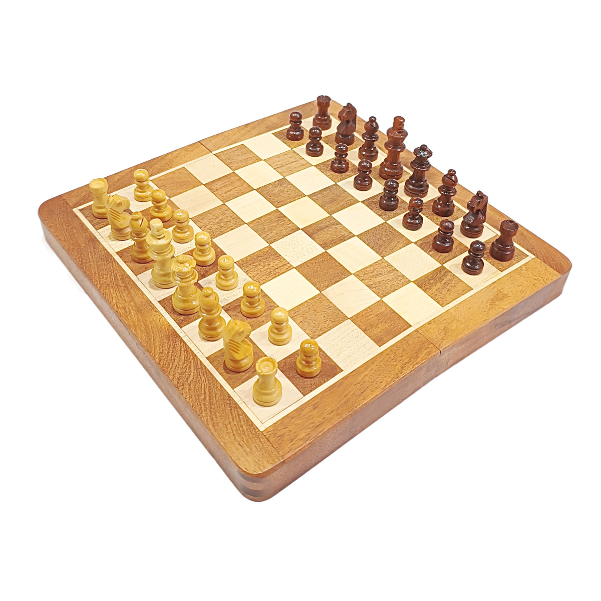 High Quality Magnetic Wooden Travel Chess Set