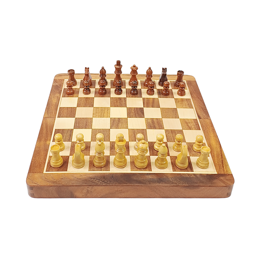 High Quality Magnetic Wooden Travel Chess Set