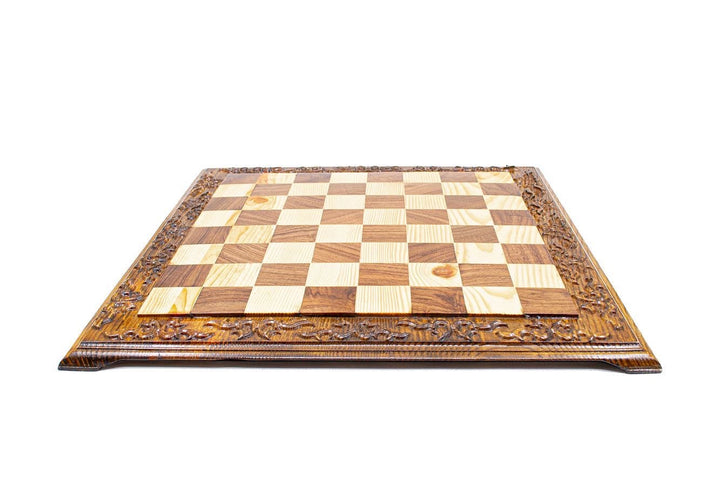 Hand Engraved Staunton Chess Set