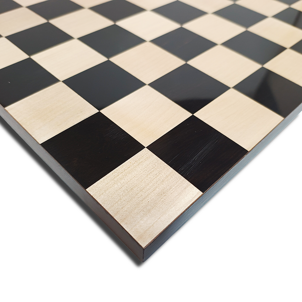Russian Zagreb Burnt Hand-Carved Chess Set (3.9″ King) with 16″ Ebony & Maple Luxury Board – 50mm Squares My Chess Sets