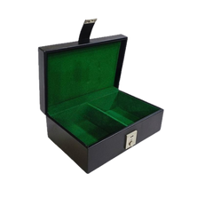 Genuine Leather Chess Box - Single partition belt design