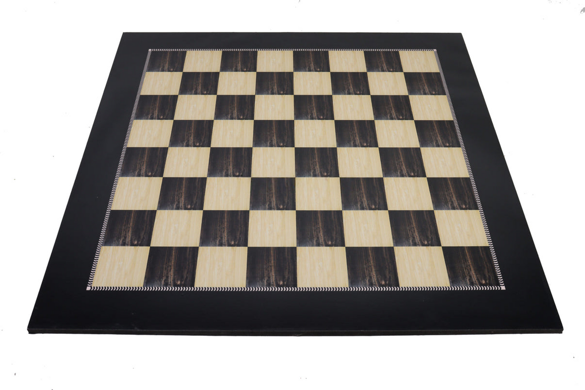 Emperor Series 4.25” Wooden Chess Pieces Set with 19” Wooden Laminated Chess Board My Chess Sets