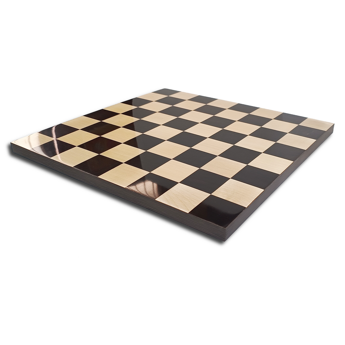 Russian Zagreb Burnt Hand-Carved Chess Set (3.9″ King) with 16″ Ebony & Maple Luxury Board – 50mm Squares My Chess Sets