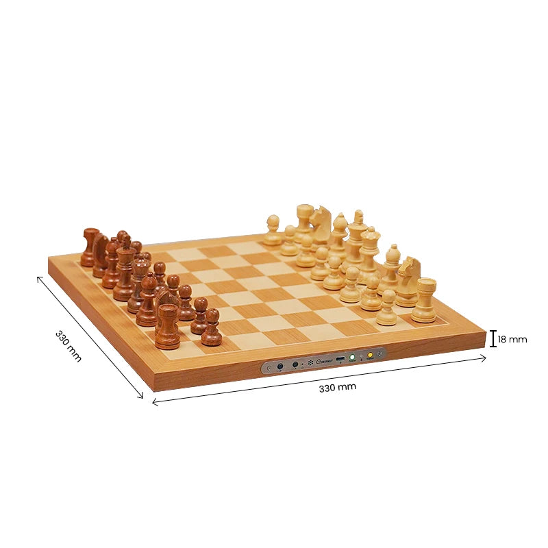 Chessnut Air Plus/Air + לוח שחמט עץ נייד שלם