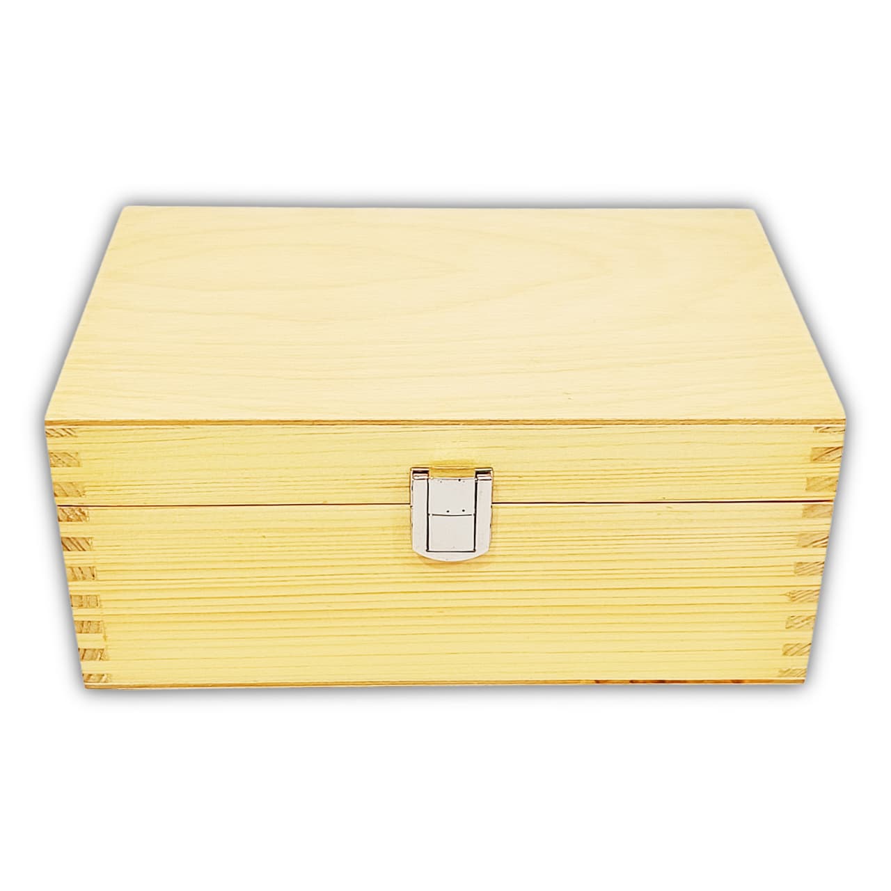Pine Wood Chess Pieces Storage Box With Velvet Interior My Chess Sets