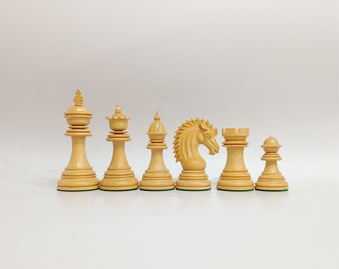 Luxury Staunton Chess Pieces - Ebony and Boxwood - My Chess Sets