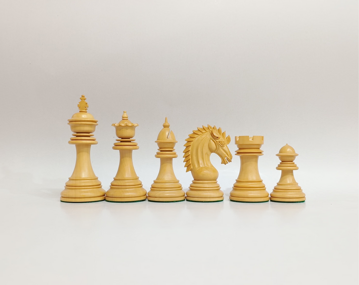 Luxury Staunton Chess Pieces - Ebony and Boxwood - My Chess Sets