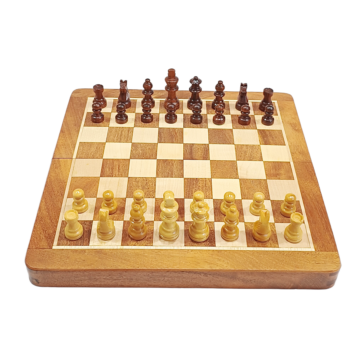 High Quality Magnetic Wooden  Travel Chess Set