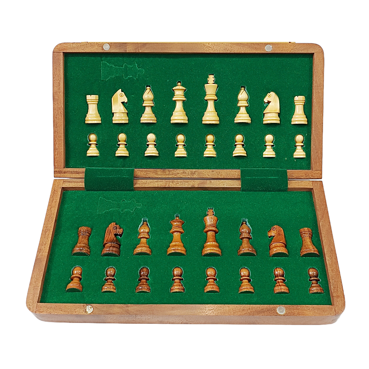 High Quality Magnetic Wooden  Travel Chess Set