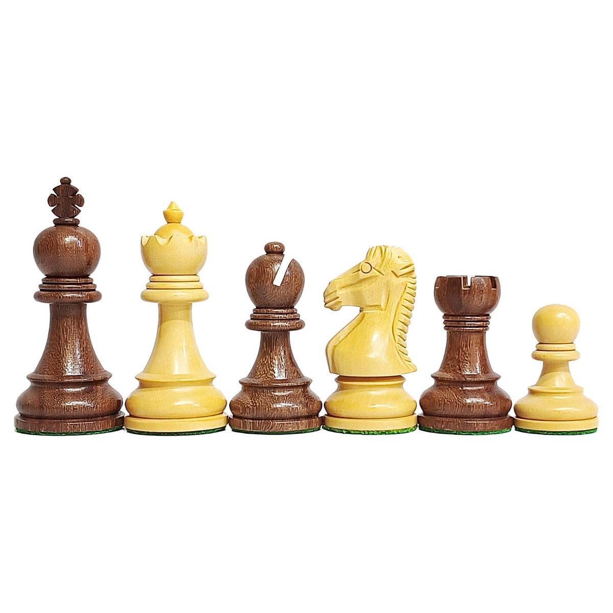 3.4” Taj Mahal Staunton Chess Set - Acacia & Boxwood My Chess Sets