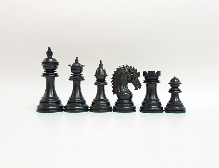 Luxury Staunton Chess Pieces - Ebony and Boxwood - My Chess Sets