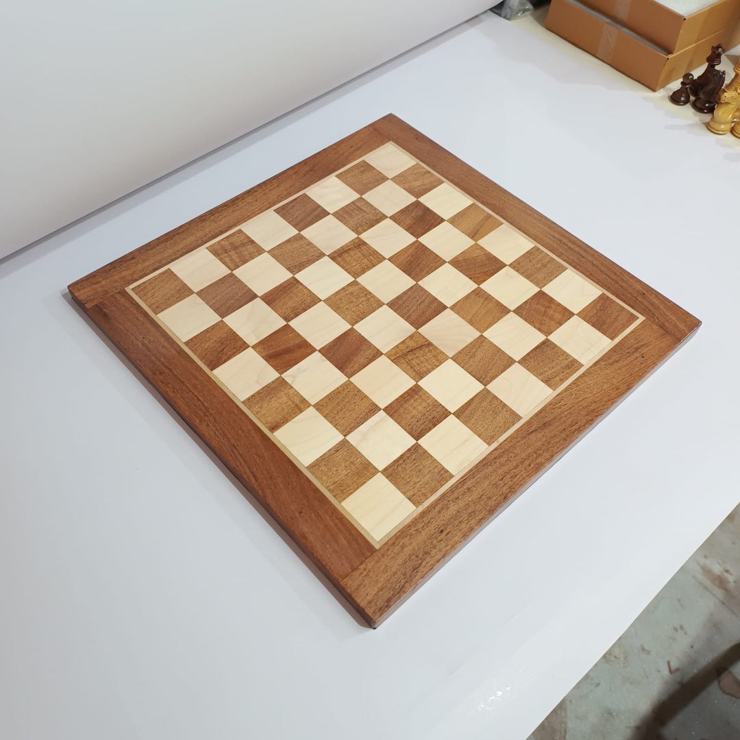 Handmade Professional Wooden Chess Board - Acacia and Boxwood