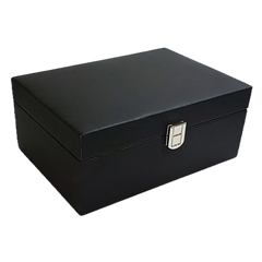 Leatherette Chess Box - Single lock with partition