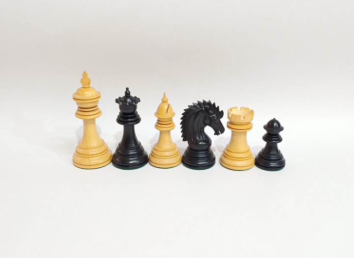 Luxury Staunton Chess Pieces - Ebony and Boxwood - My Chess Sets