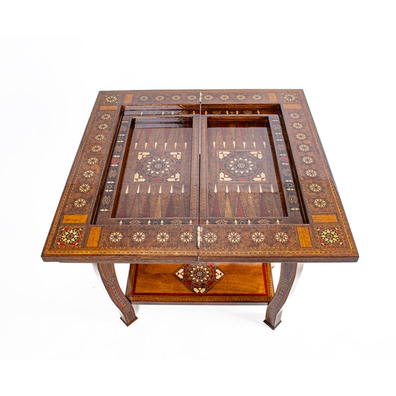 Limited Edition Chess & Backgammon Table