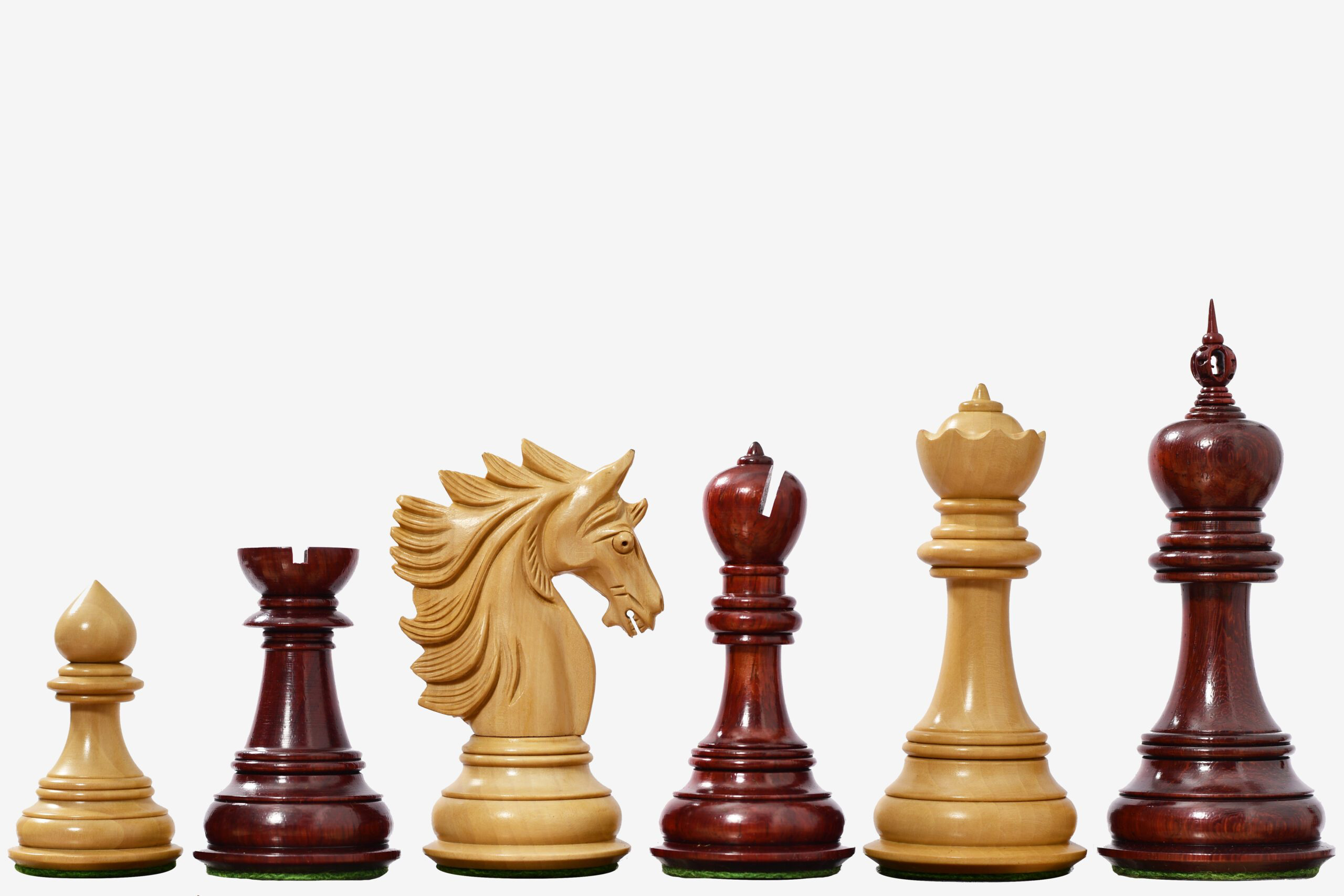 SHER-E-PUNJAB 4.6” King Luxury Triple Weighted Chess Set My Chess Sets
