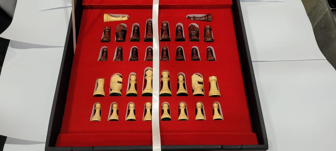 Official FIDE World Chess Championship Chess Set - Brown