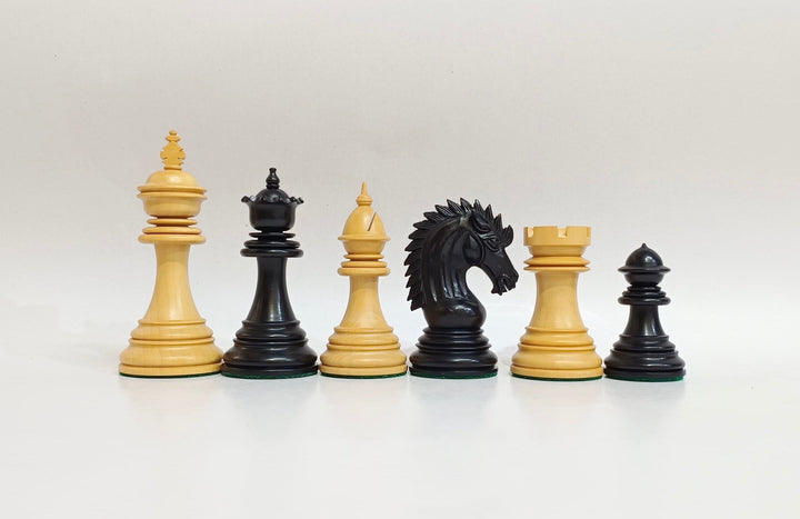 Luxury Staunton Chess Pieces - Ebony and Boxwood - My Chess Sets