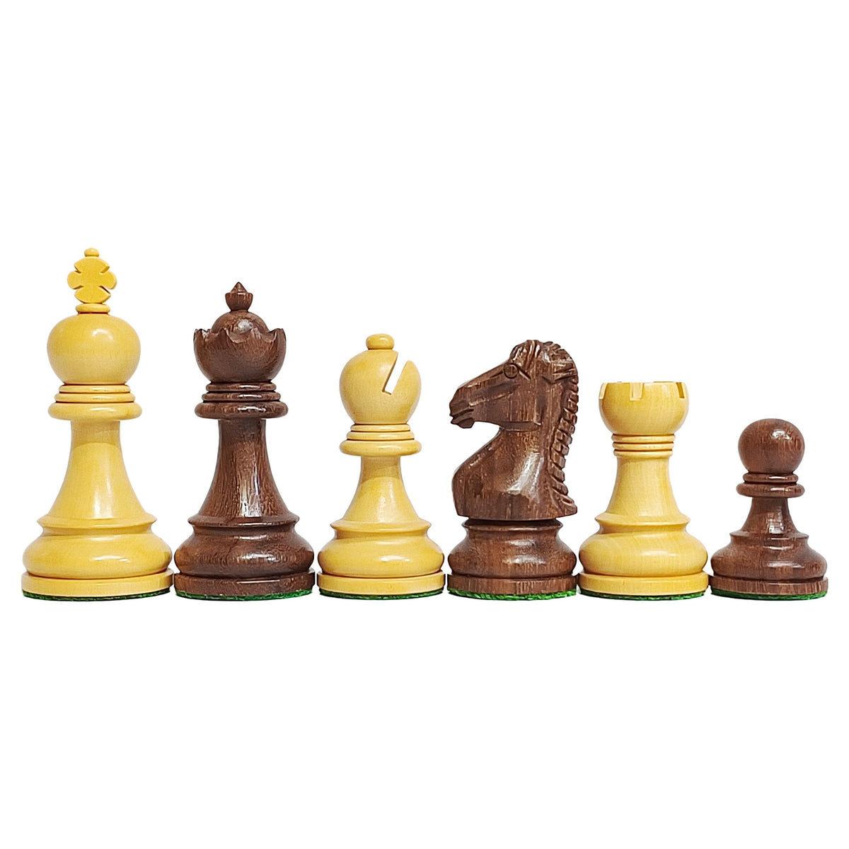 3.4” Taj Mahal Staunton Chess Set - Acacia & Boxwood My Chess Sets