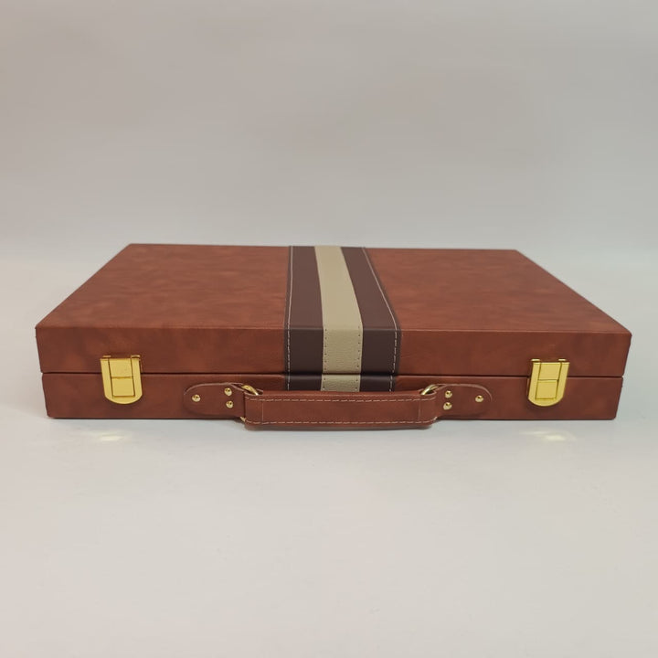 Luxury Backgammon Set - Leather My Chess Sets