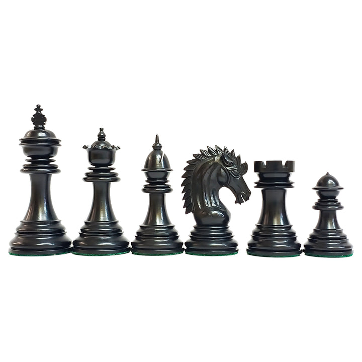 Luxury Staunton Chess Pieces - Ebony and Boxwood - My Chess Sets