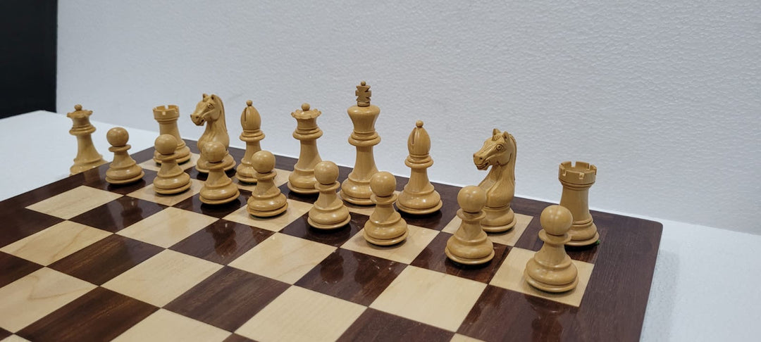 Limited Edition Anjan and Ebony Royal Chessmen Luxury Professional Chess Set - My Chess Sets