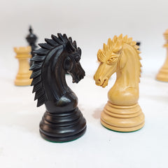 Luxury Staunton Chess Pieces - Ebony and Boxwood - My Chess Sets