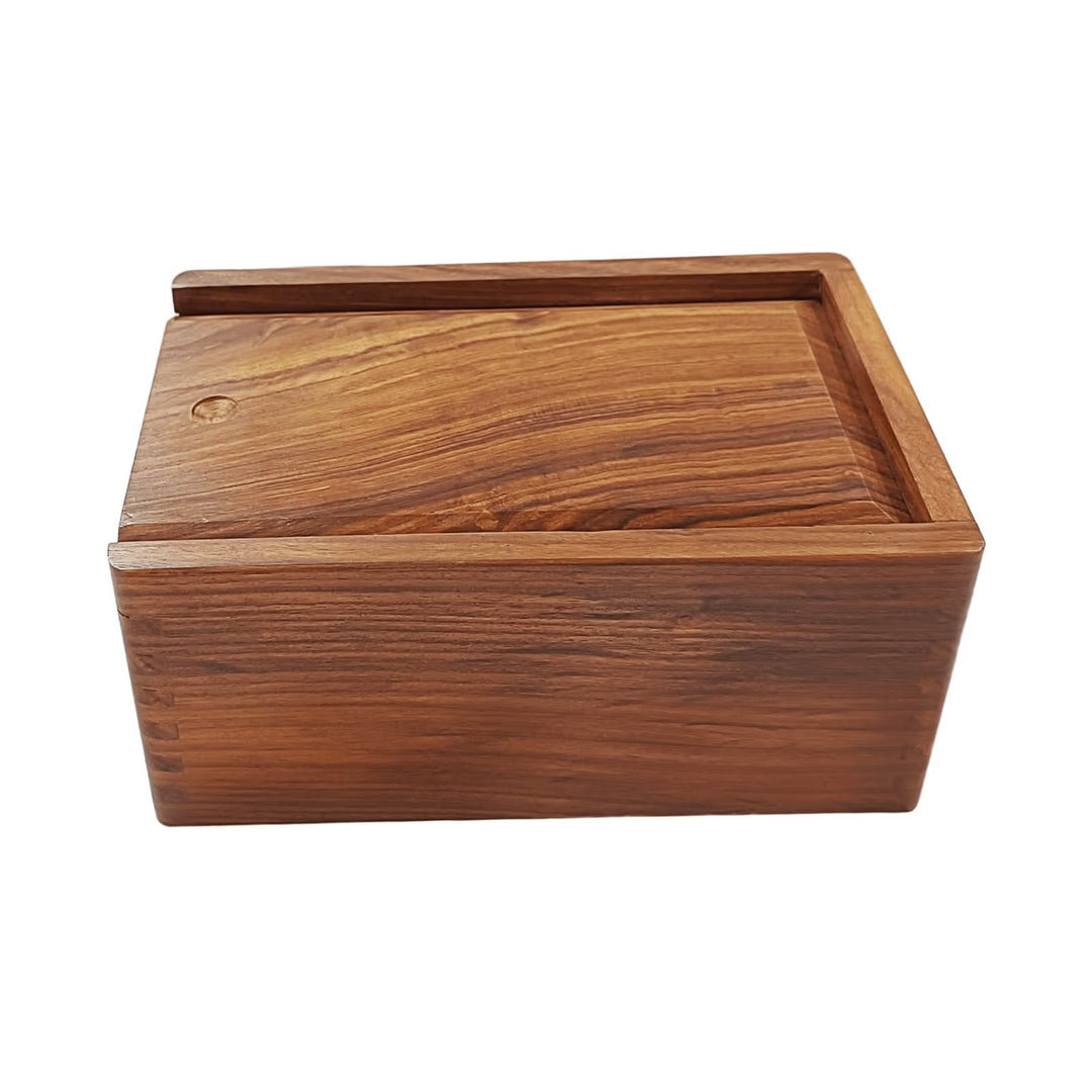 Acacia Wood Chess Pieces Storage Box My Chess Sets