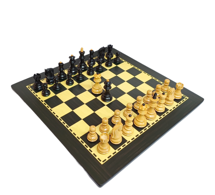 ערכת שחמט זאגרב עם לוח MDF - מלך בגובה 8.25 ס״מ