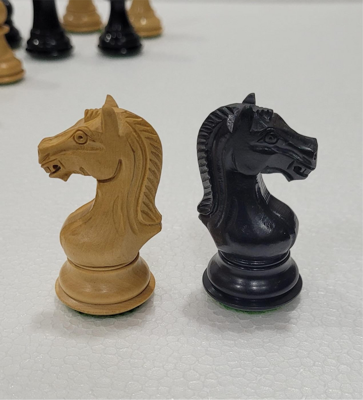 Limited Edition Anjan and Ebony Royal Chessmen Luxury Professional Chess Set - My Chess Sets