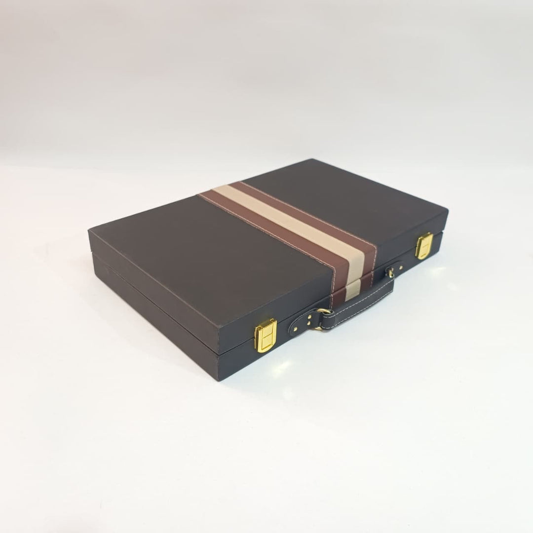 Luxury Backgammon Set - Leather My Chess Sets