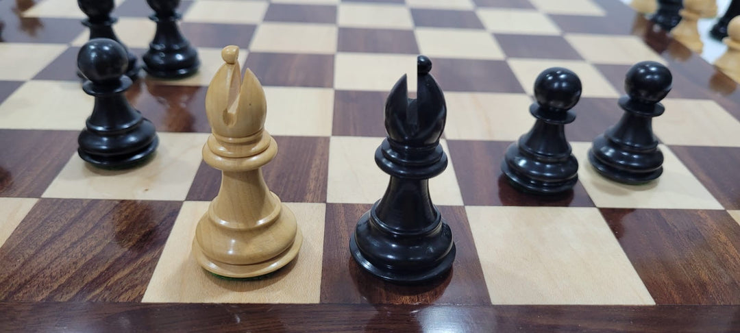 Limited Edition Anjan and Ebony Royal Chessmen Luxury Professional Chess Set - My Chess Sets