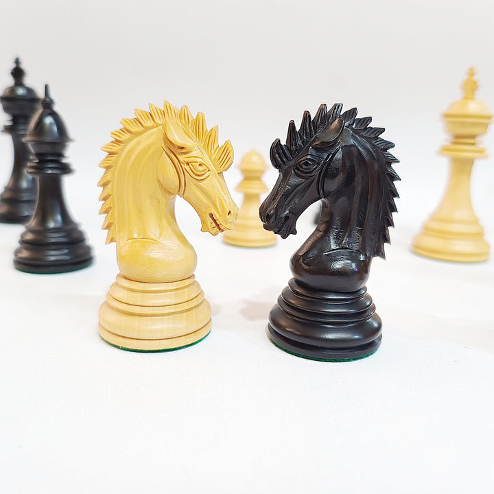 Luxury Staunton Chess Pieces - Ebony and Boxwood - My Chess Sets
