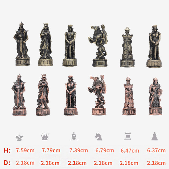 Metal Game Of Thrones Theme Chess setMy Chess Sets