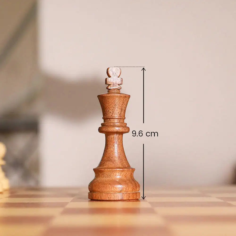 Chessnut Pro - סט שחמט אלקטרוני מעץ עם כלי שחמט רגילים