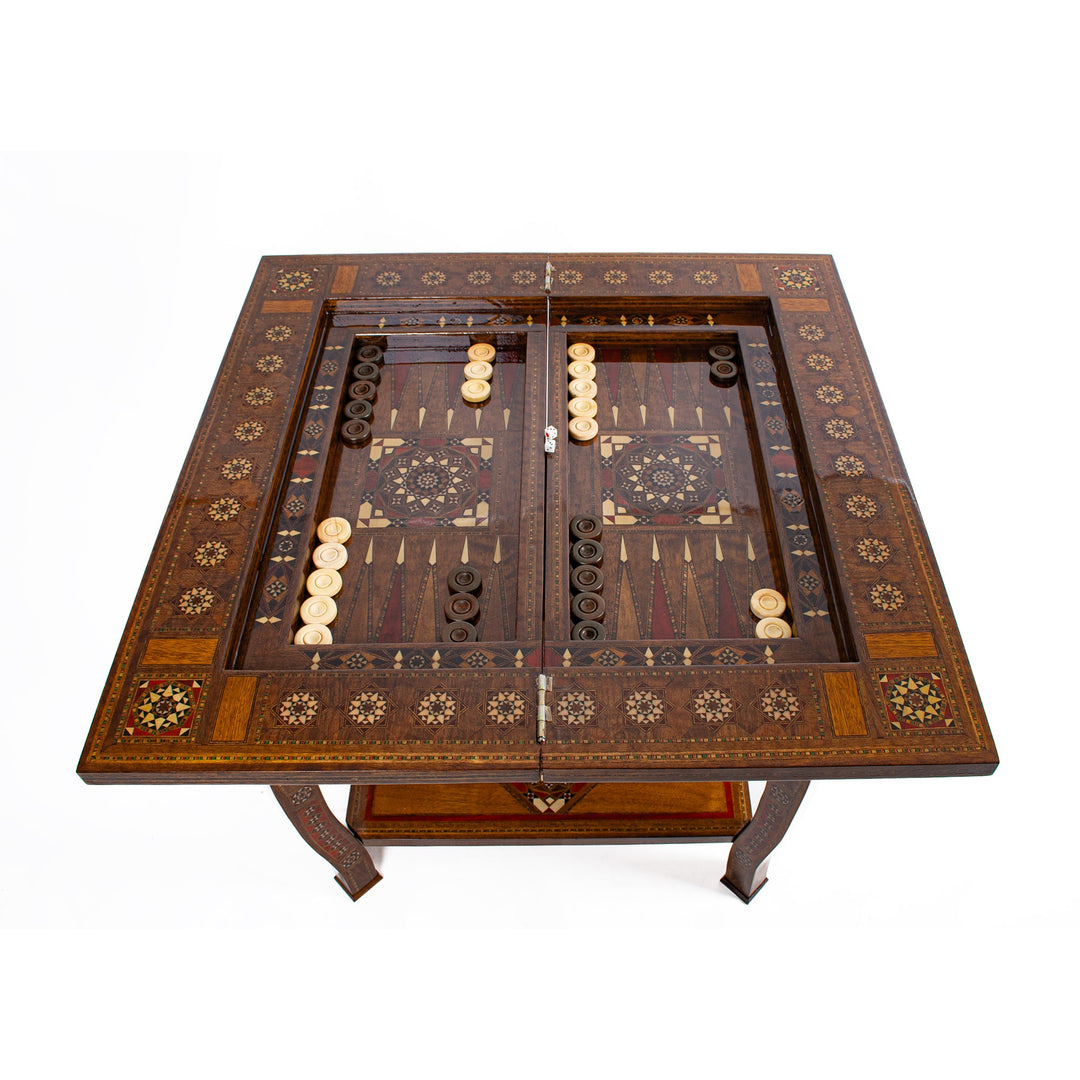 Limited Edition Chess & Backgammon Table