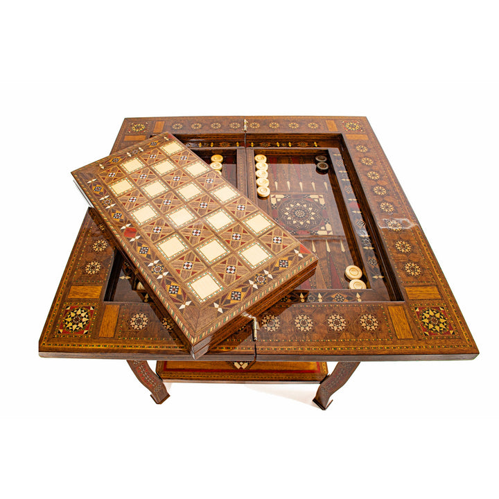 Limited Edition Chess & Backgammon TableMy Chess Sets