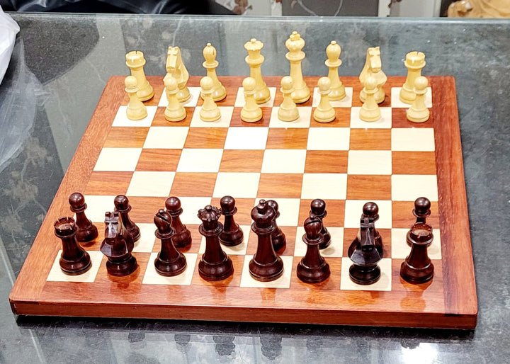 Official FIDE World Chess Championship Chess Set - Red Brown