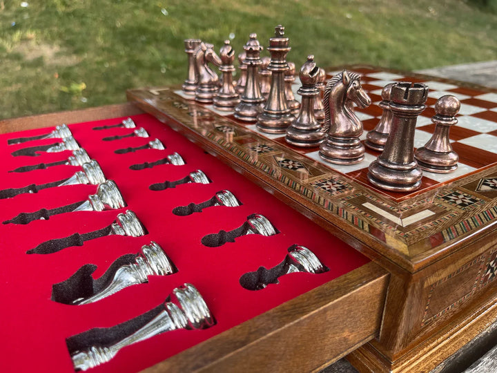 Handmade Luxury Chess Set (Storage & Personalization)My Chess Sets